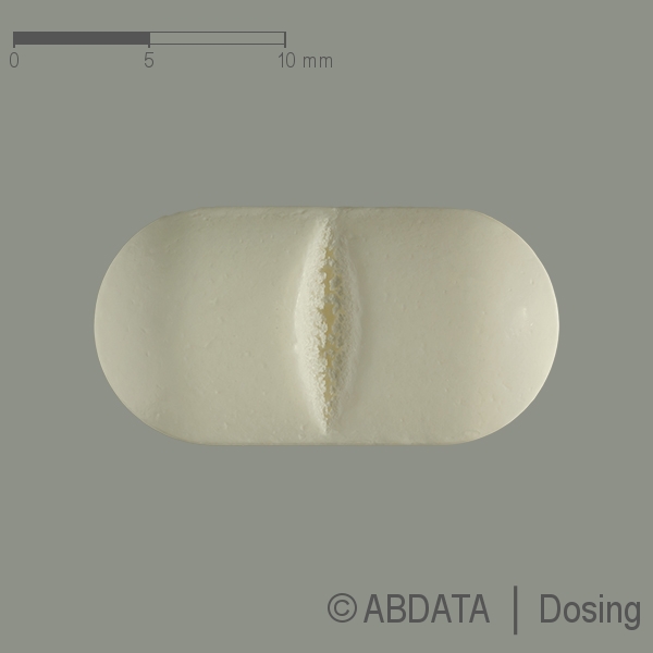 Produktabbildungen für VALPROAT STADA 500 mg Retardtabletten in der Vorder-, Hinter- und Seitenansicht.