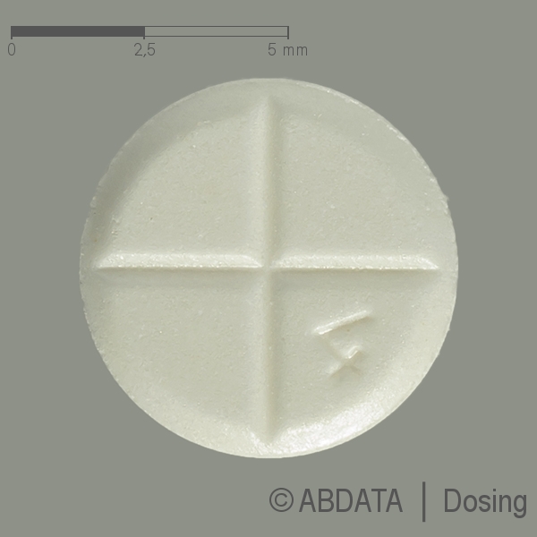 Produktabbildungen für METYPRED 4 mg GALEN Tabletten in der Vorder-, Hinter- und Seitenansicht.