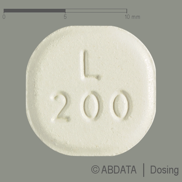 Produktabbildungen für LAMOTRIGIN HEXAL 200 mg Tab.z.Her.e.Susp.z.Einn. in der Vorder-, Hinter- und Seitenansicht.