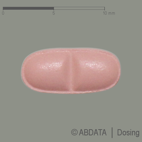 Produktabbildungen für OXYCODON-HCl AbZ 20 mg Retardtabletten in der Vorder-, Hinter- und Seitenansicht.