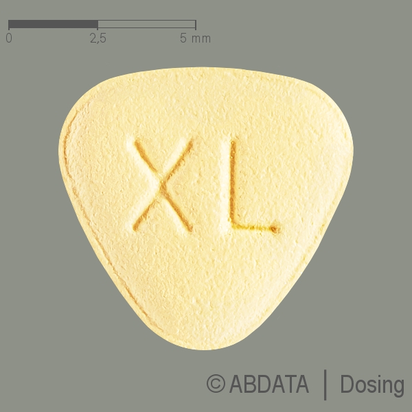 Produktabbildungen für CABOMETYX 40 mg Filmtabletten in der Vorder-, Hinter- und Seitenansicht.
