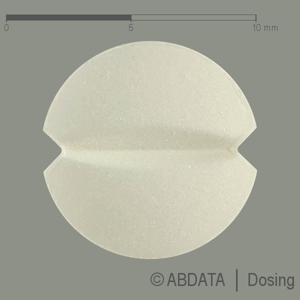 Produktabbildungen für OSNERVAN 5 mg Tabletten in der Vorder-, Hinter- und Seitenansicht.