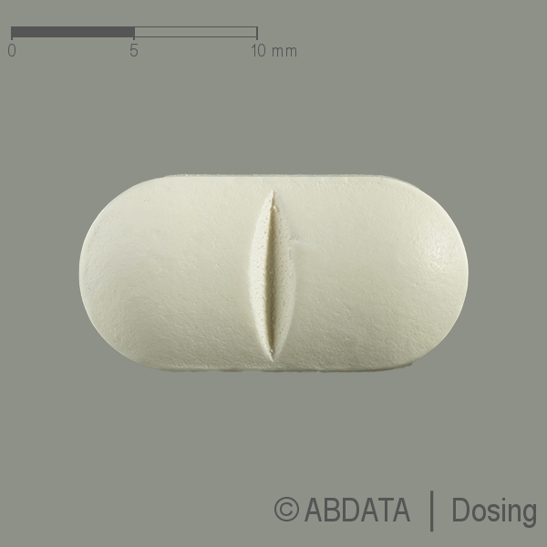 Produktabbildungen für OFLOXACIN-ratiopharm 400 mg Filmtabletten in der Vorder-, Hinter- und Seitenansicht.