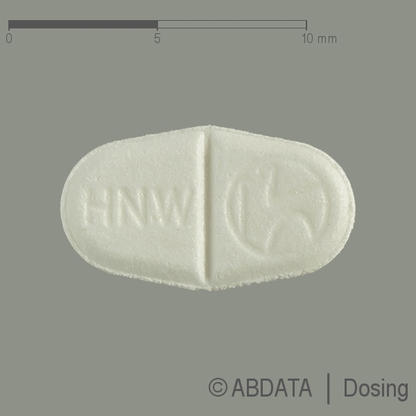 Produktabbildungen für RAMILICH comp 5 mg/25 mg Tabletten in der Vorder-, Hinter- und Seitenansicht.