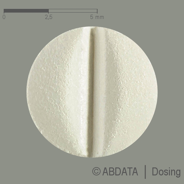 Produktabbildungen für THIAMAZOL Aristo 5 mg Tabletten in der Vorder-, Hinter- und Seitenansicht.
