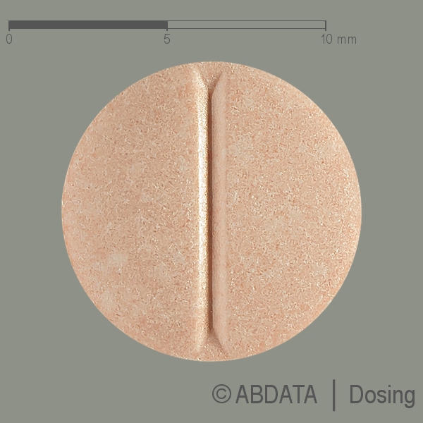 Produktabbildungen für BLOPRESS 32 mg Tabletten in der Vorder-, Hinter- und Seitenansicht.