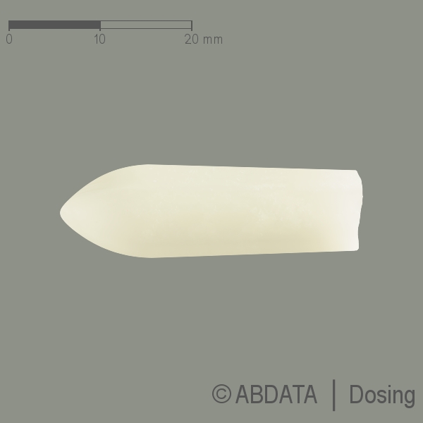 Produktabbildungen für DIAZEPAM-ratiopharm 10 mg Zäpfchen in der Vorder-, Hinter- und Seitenansicht.