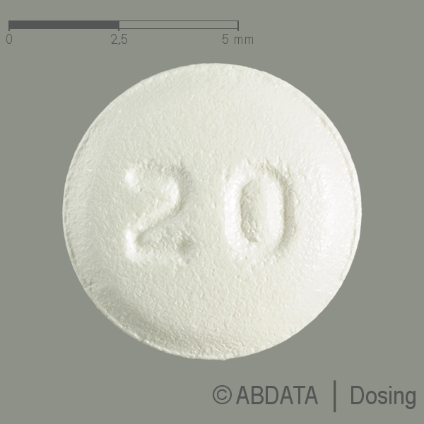 Produktabbildungen für GRANPIDAM 20 mg Filmtabletten in der Vorder-, Hinter- und Seitenansicht.