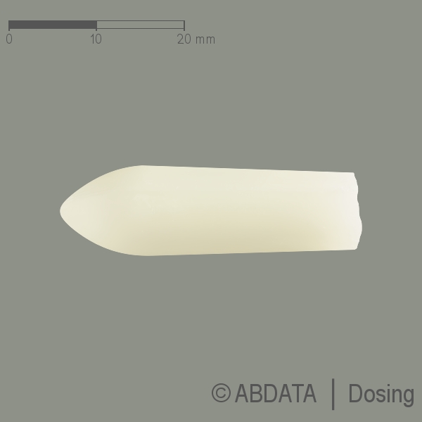 Produktabbildungen für LAXANS-ratiopharm 10 mg Zäpfchen in der Vorder-, Hinter- und Seitenansicht.