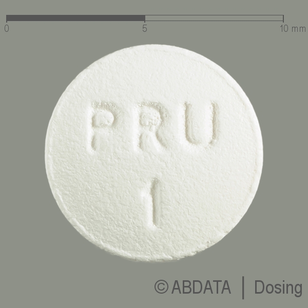 Produktabbildungen für RESOLOR 1 mg Filmtabletten in der Vorder-, Hinter- und Seitenansicht.