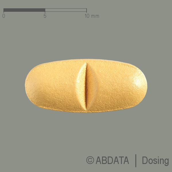 Produktabbildungen für OXCARBAZEPIN AL 300 mg Filmtabletten in der Vorder-, Hinter- und Seitenansicht.