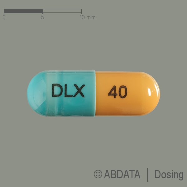 Produktabbildungen für DULOXETIN PUREN 40 mg magensaftresist.Hartkapseln in der Vorder-, Hinter- und Seitenansicht.
