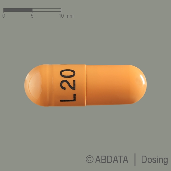 Produktabbildungen für LENALIDOMID PUREN 20 mg Hartkapseln in der Vorder-, Hinter- und Seitenansicht.