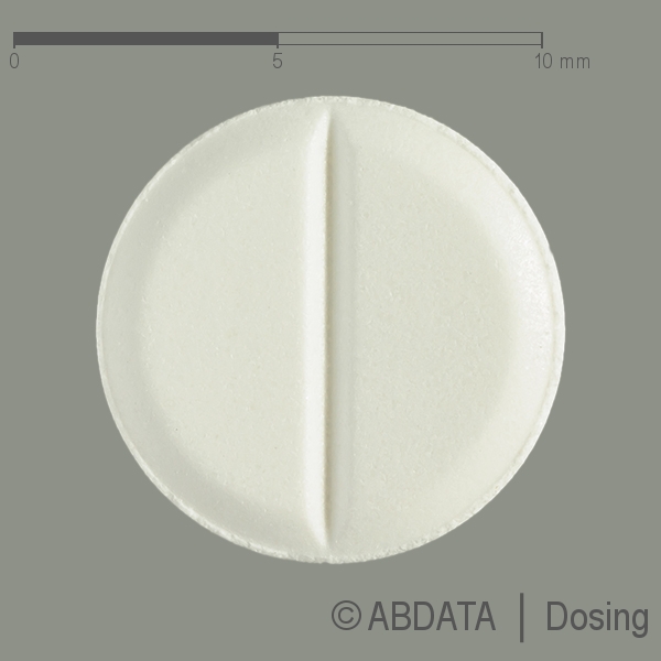 Produktabbildungen für MYOPRIDIN 3 mg Tabletten in der Vorder-, Hinter- und Seitenansicht.