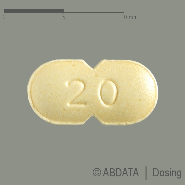 Produktabbildungen für PRAVASTATIN AL 20 mg Filmtabletten in der Vorder-, Hinter- und Seitenansicht.