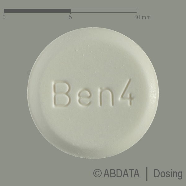 Produktabbildungen für BENPERIDOL-neuraxpharm 4 mg Tabletten in der Vorder-, Hinter- und Seitenansicht.