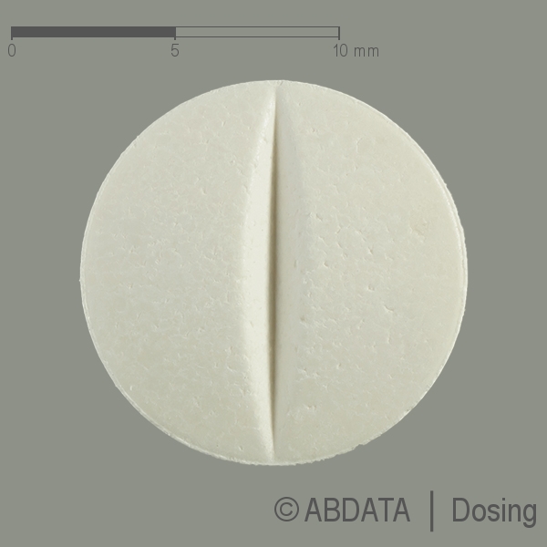 Produktabbildungen für PARACETAMOL AbZ 500 mg Tabletten in der Vorder-, Hinter- und Seitenansicht.