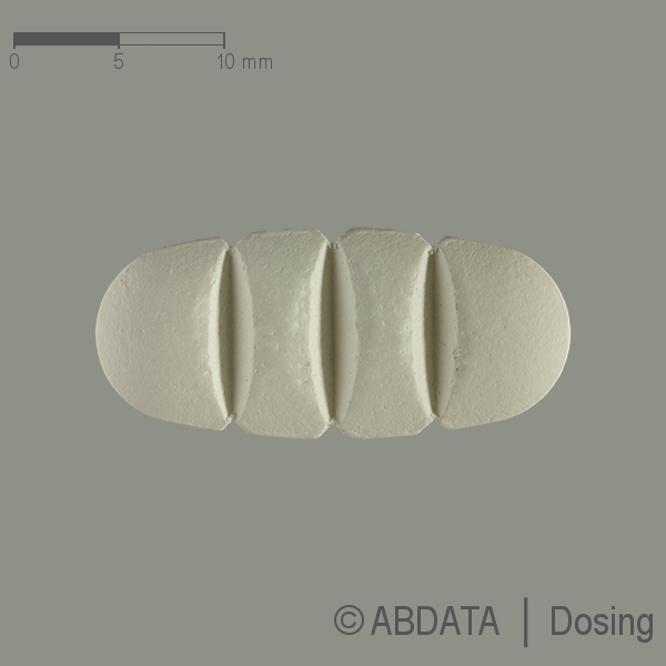 Produktabbildungen für LEVETIRACETAM Aristo 1000 mg Filmtabletten in der Vorder-, Hinter- und Seitenansicht.
