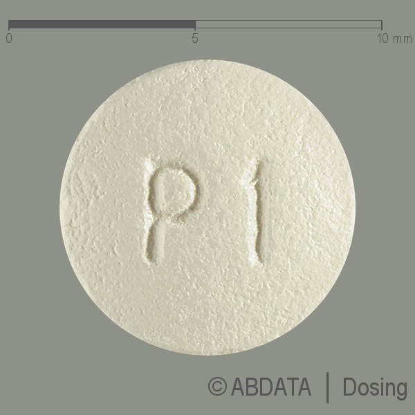 Produktabbildungen für PRUCALOPRID Dexcel 1 mg Filmtabletten in der Vorder-, Hinter- und Seitenansicht.