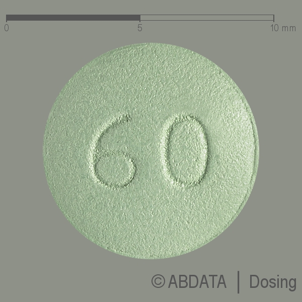 Produktabbildungen für ETORICOXIB axcount 60 mg Filmtabletten in der Vorder-, Hinter- und Seitenansicht.