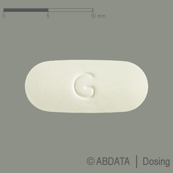 Produktabbildungen für EZETIMIB/Simvastatin Glenmark 10 mg/40 mg Tabl. in der Vorder-, Hinter- und Seitenansicht.