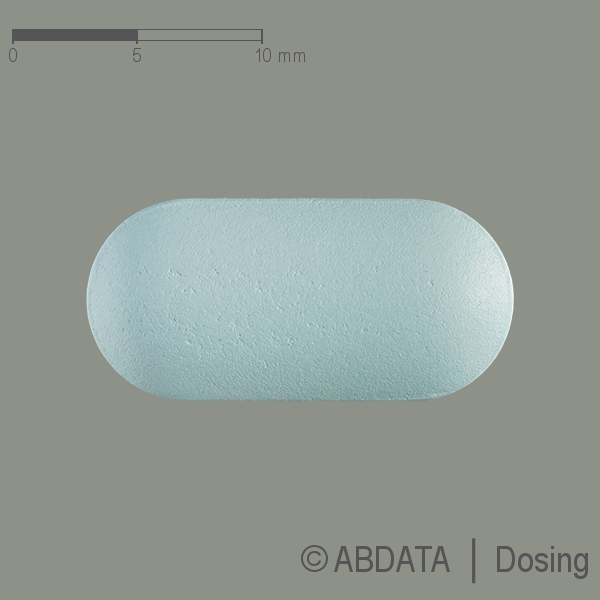 Produktabbildungen für TENOFOVIRDISOPROXIL Zentiva 245 mg Filmtabletten in der Vorder-, Hinter- und Seitenansicht.