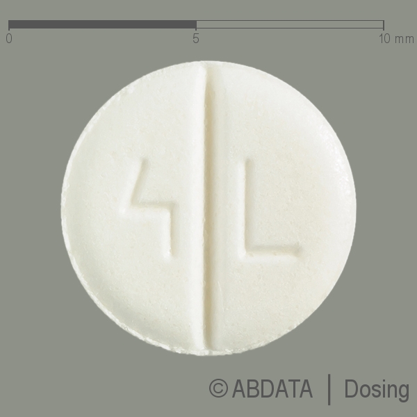 Produktabbildungen für L-THYROXIN Aventis 100 μg Tabletten in der Vorder-, Hinter- und Seitenansicht.