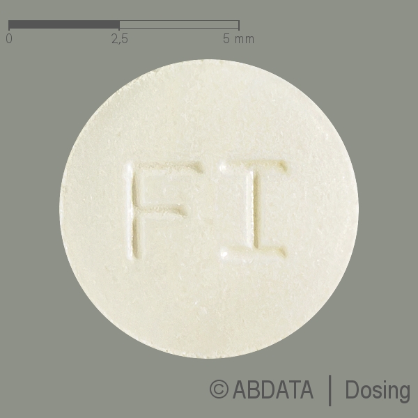 Produktabbildungen für FLECAINID-1A Pharma 50 mg Tabletten in der Vorder-, Hinter- und Seitenansicht.