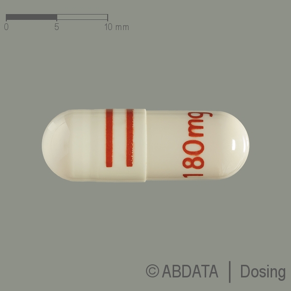 Produktabbildungen für TEMOZOLOMID-ratiopharm 180 mg Hartkapseln in der Vorder-, Hinter- und Seitenansicht.