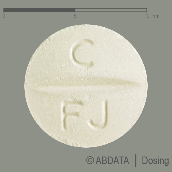 Produktabbildungen für FLECAINID-1A Pharma 100 mg Tabletten in der Vorder-, Hinter- und Seitenansicht.