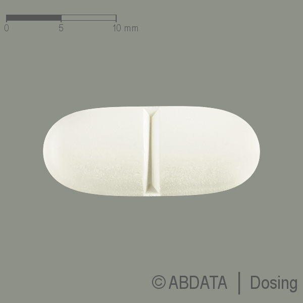 Produktabbildungen für ACICLOVIR Aristo 800 mg Tabletten in der Vorder-, Hinter- und Seitenansicht.