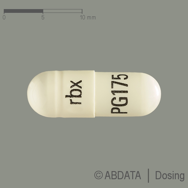 Produktabbildungen für PREGABALIN BASICS 175 mg Hartkapseln in der Vorder-, Hinter- und Seitenansicht.