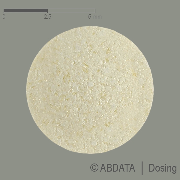 Produktabbildungen für ACARBOSE GeneVida 50 mg Tabletten in der Vorder-, Hinter- und Seitenansicht.