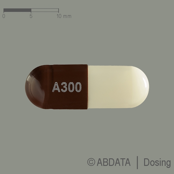 Produktabbildungen für ATAZAM 300 mg Hartkapseln in der Vorder-, Hinter- und Seitenansicht.