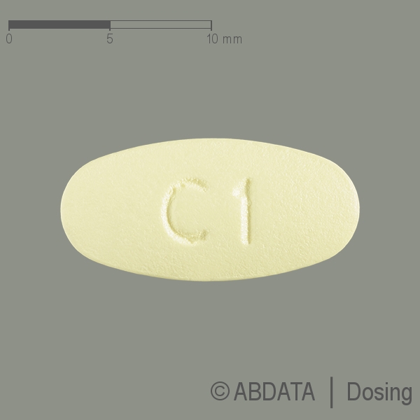 Produktabbildungen für CLARITHROMYCIN Accord 250 mg Filmtabletten in der Vorder-, Hinter- und Seitenansicht.