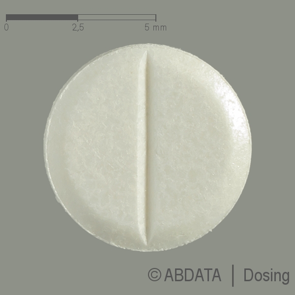 Produktabbildungen für ASTONIN H 0,1 mg Tabletten in der Vorder-, Hinter- und Seitenansicht.