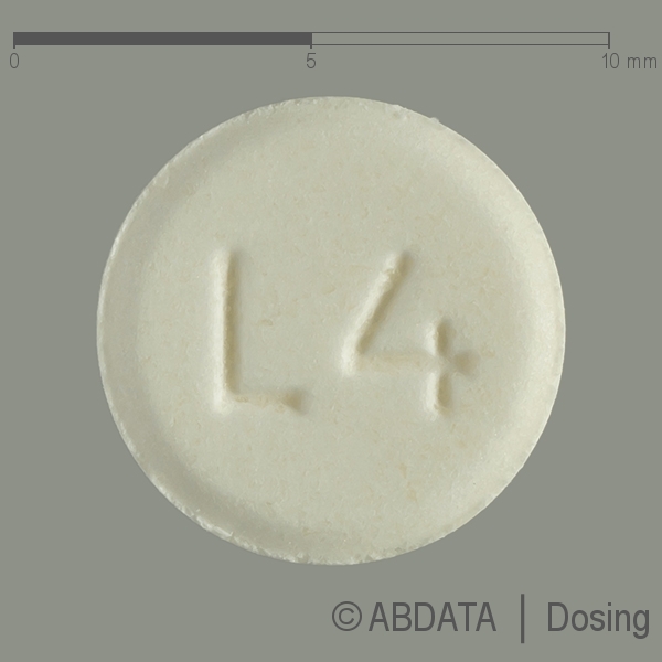 Produktabbildungen für L-THYROXIN-Na AbZ 100 Mikrogramm Tabletten in der Vorder-, Hinter- und Seitenansicht.
