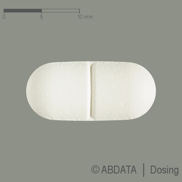 Produktabbildungen für LOSARTAN STADA 100 mg Filmtabletten in der Vorder-, Hinter- und Seitenansicht.