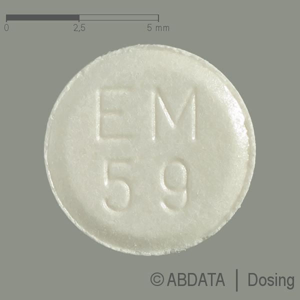 Produktabbildungen für ASTONIN H 0,1 mg Tabletten in der Vorder-, Hinter- und Seitenansicht.