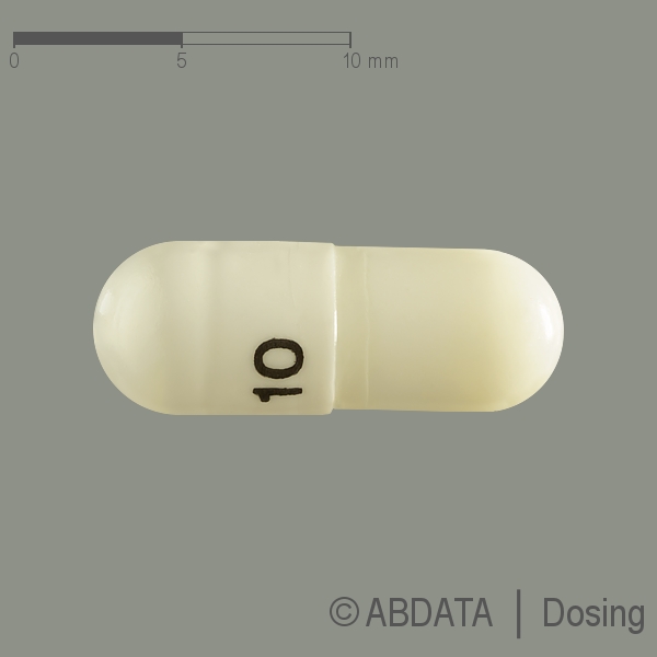 Produktabbildungen für KOSELUGO 10 mg Hartkapseln in der Vorder-, Hinter- und Seitenansicht.