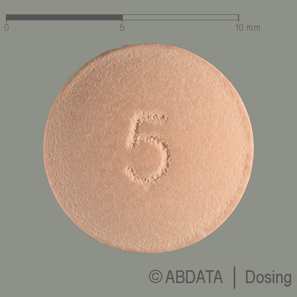 Produktabbildungen für FELODIPIN STADA 5 mg Retardtabletten in der Vorder-, Hinter- und Seitenansicht.