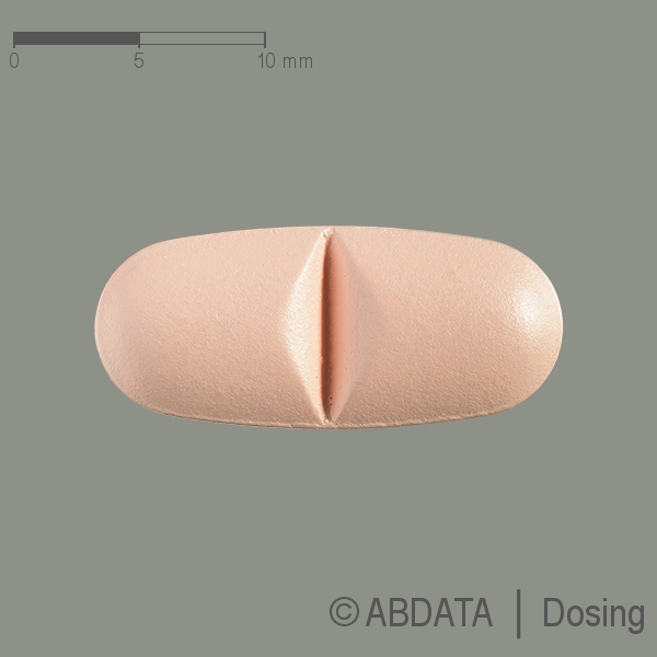 Produktabbildungen für OXCARBAZEPIN AL 600 mg Filmtabletten in der Vorder-, Hinter- und Seitenansicht.