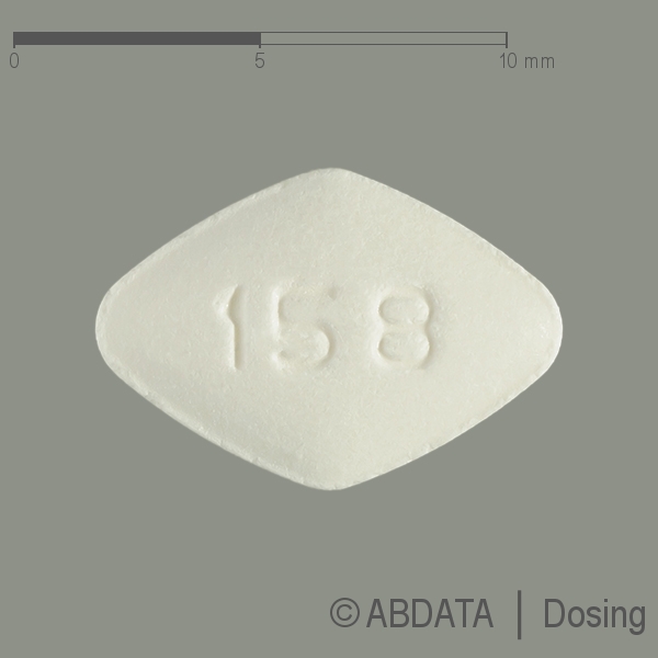 Produktabbildungen für FOSINORM 10 mg Tabletten in der Vorder-, Hinter- und Seitenansicht.