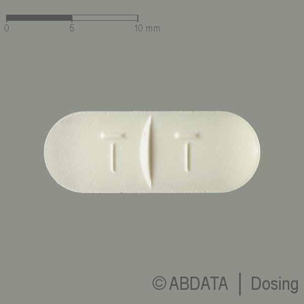 Produktabbildungen für TERBINAFIN AbZ 250 mg Tabletten in der Vorder-, Hinter- und Seitenansicht.