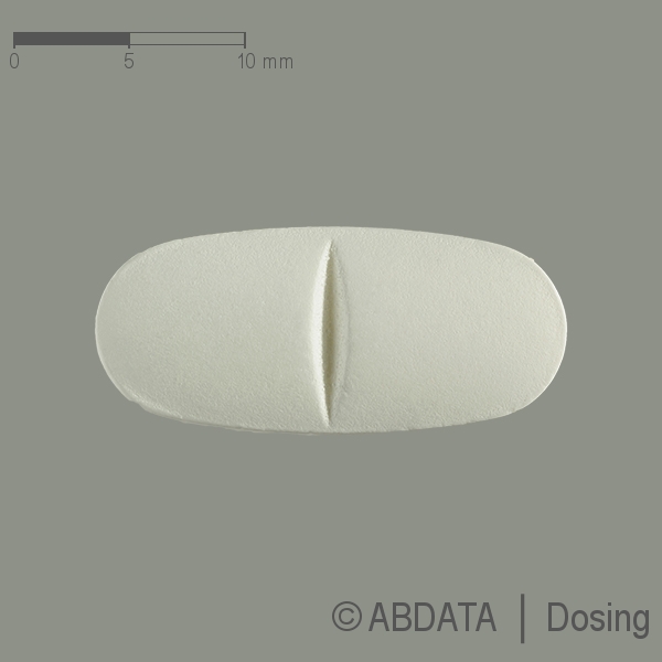 Produktabbildungen für LEVETIRACETAM AAA 750 mg Filmtabletten in der Vorder-, Hinter- und Seitenansicht.