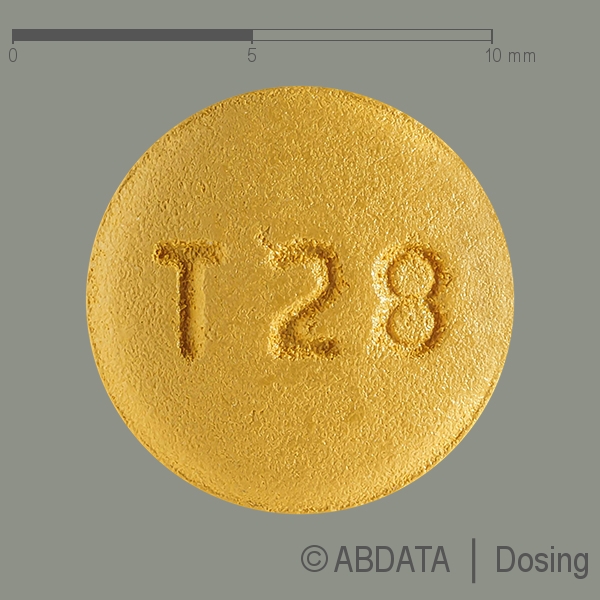 Produktabbildungen für AMLODIPIN/Valsartan Heumann 5 mg/80 mg Filmtabl. in der Vorder-, Hinter- und Seitenansicht.