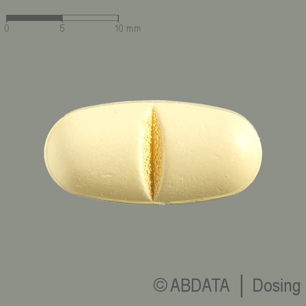 Produktabbildungen für PIRACETAM-ratiopharm 1200 mg Filmtabletten in der Vorder-, Hinter- und Seitenansicht.