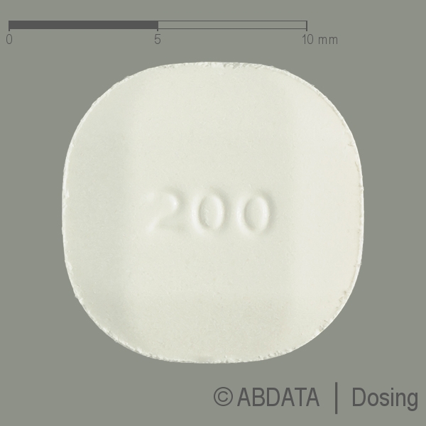 Produktabbildungen für LAMICTAL 200 mg Tabl.z.Herst.e.Susp.z.Einnehmen in der Vorder-, Hinter- und Seitenansicht.
