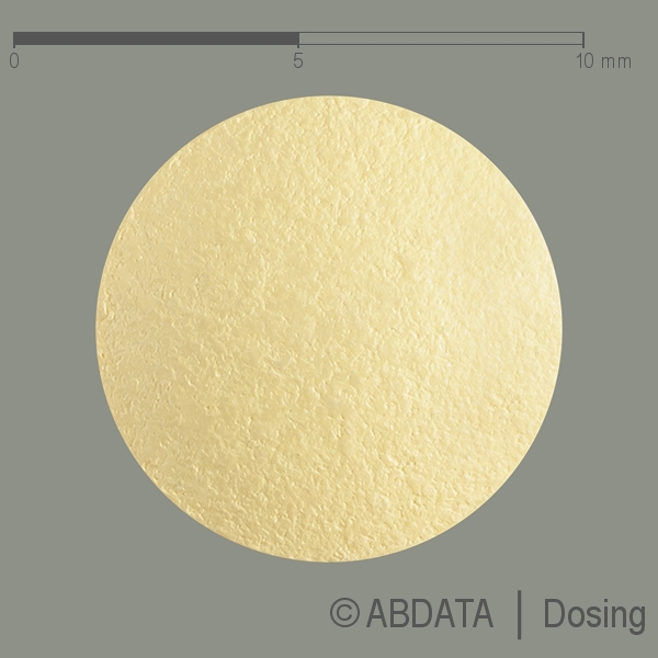 Produktabbildungen für SOLIFENACIN AbZ 5 mg Filmtabletten in der Vorder-, Hinter- und Seitenansicht.