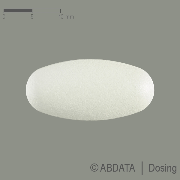 Produktabbildungen für ORTOTON forte 1500 mg Filmtabletten in der Vorder-, Hinter- und Seitenansicht.